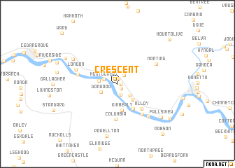 map of Crescent