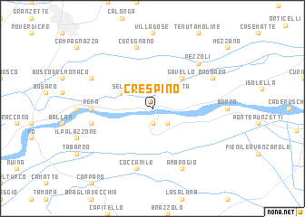 map of Crespino