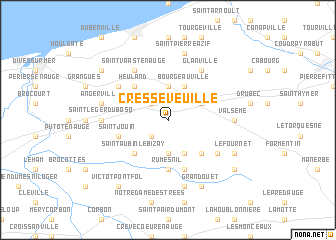 map of Cresseveuille