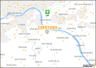 map of Crestview