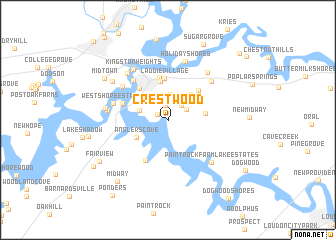 map of Crestwood