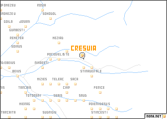 map of Cresuia