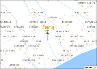 map of Crichi