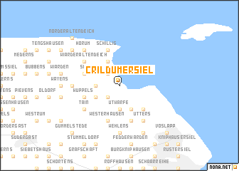 map of Crildumersiel