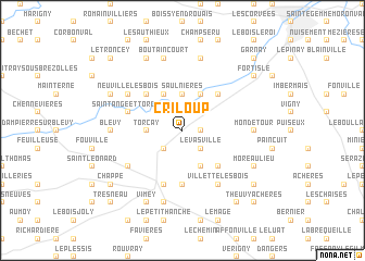 map of Criloup