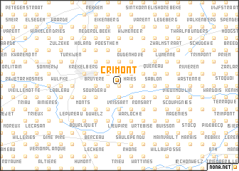 map of Crimont