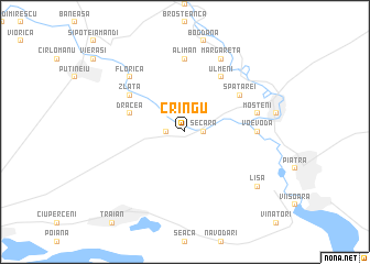 map of Crîngu