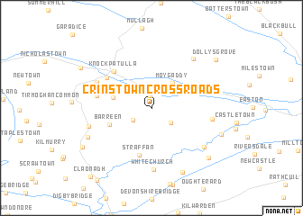 map of Crinstown Cross Roads