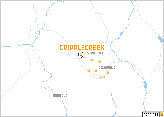 map of Cripple Creek