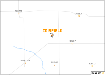 map of Crisfield