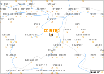 map of Cristea
