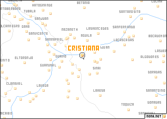 map of Cristiana