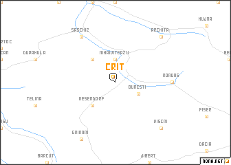 map of Criţ