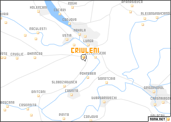 map of Criuleni