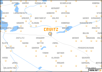 Crivitz (Germany) map - nona.net