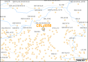 map of Crljena