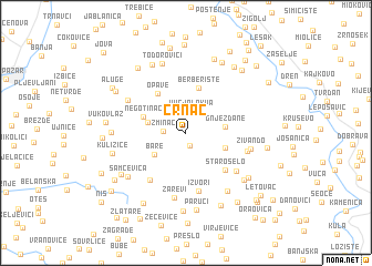 map of Crnac