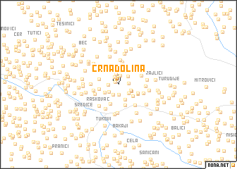 map of Crna Dolina