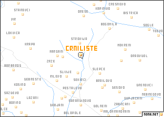 map of Crnilište