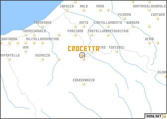 map of Crocetta