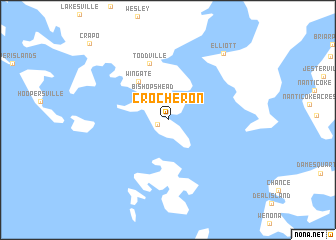 map of Crocheron