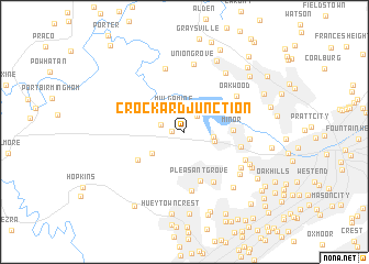 map of Crockard Junction