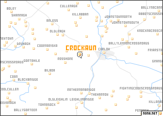 map of Crockaun