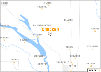 map of Crocker