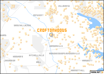 map of Crofton Woods