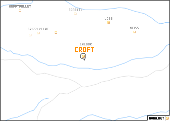 map of Croft