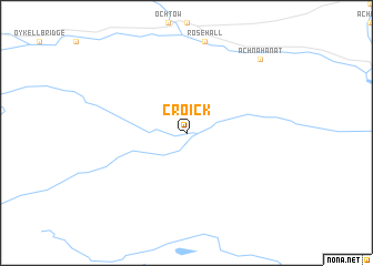 map of Croick