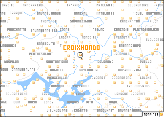 map of Croix Hondo