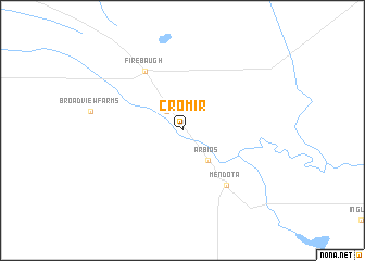 map of Cromir