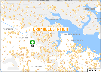 map of Cromwell Station