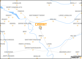 map of Cronat