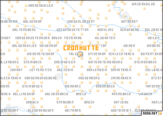 map of Cronhütte