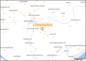 map of Crosswinds