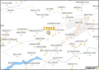 map of Cross