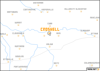 map of Croswell