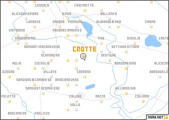 map of Crotte