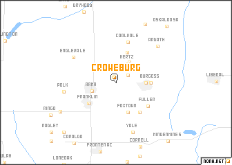 map of Croweburg