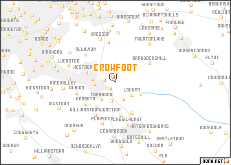 map of Crowfoot