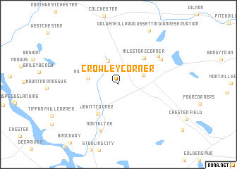 map of Crowley Corner