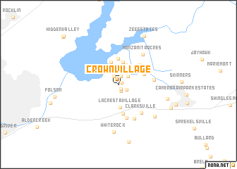 map of Crown Village