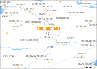 map of Crowʼs Bridge