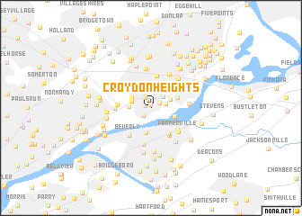 map of Croydon Heights