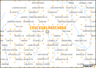 map of Cruce del Manchado