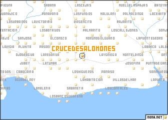 map of Cruce de Salomones