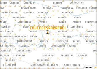 map of Cruce de San Rafael