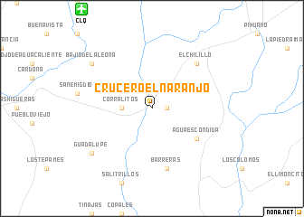 map of Crucero El Naranjo